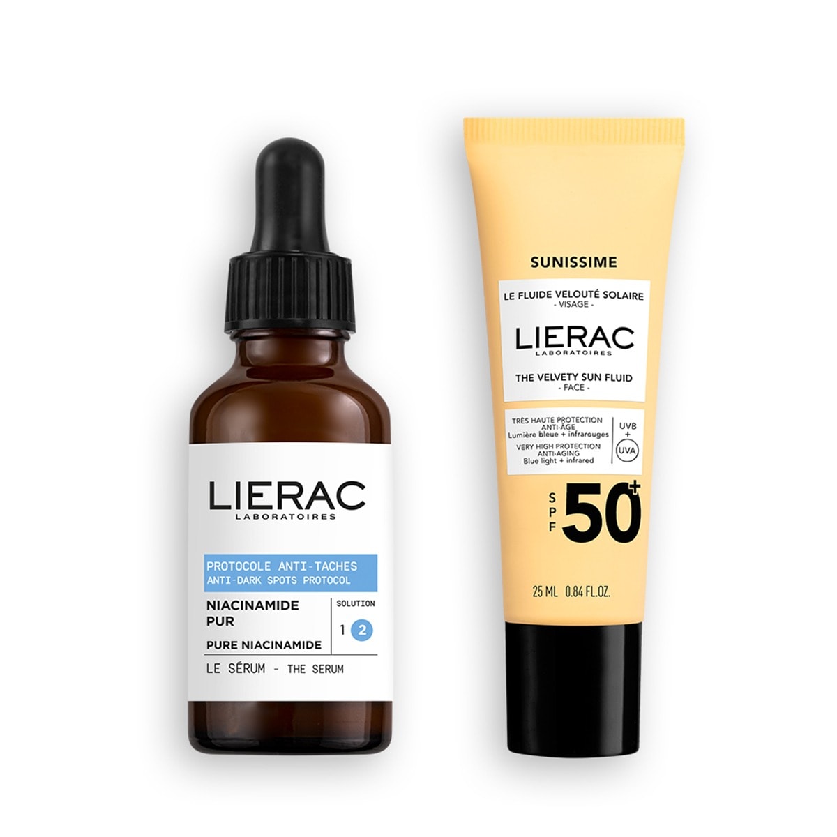 Protocole Anti-Taches Coffret Anti-Taches Sérum + Fluide Solaire SPF50+ Offert