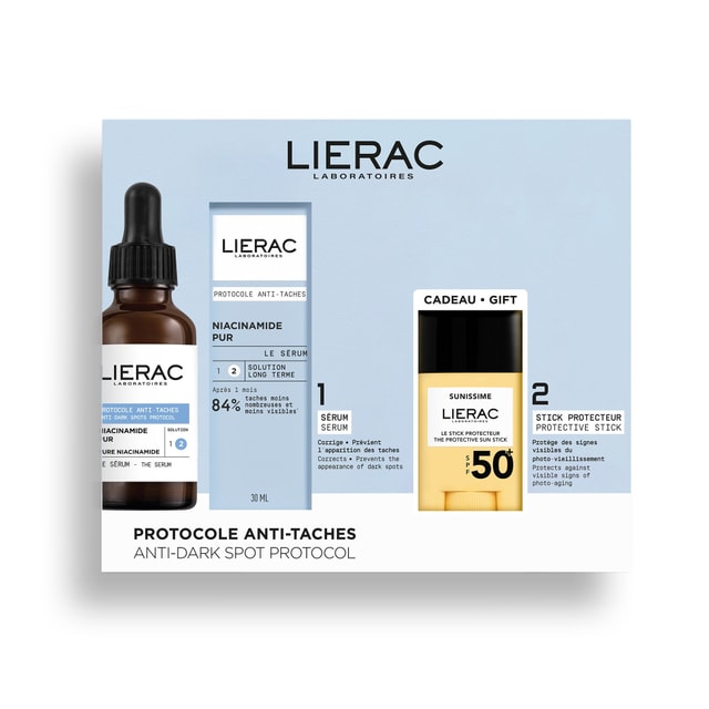 Coffret Anti-Taches Sérum + Stick Solaire SPF50+ Offert